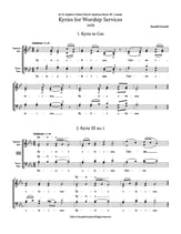 Kyries for Worship Services SATB choral sheet music cover